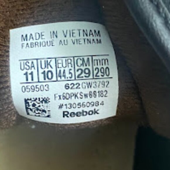 Reebok Classic Top Brown Leather Sneakers - Picture 6 of 8